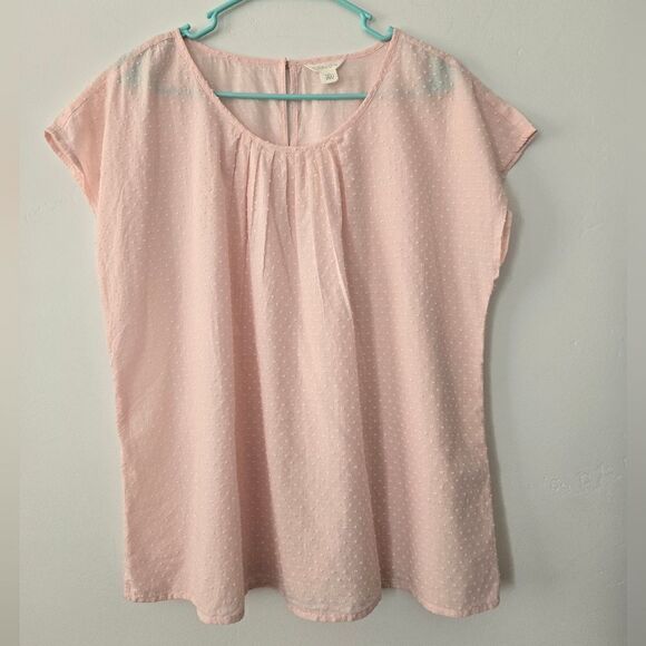 Caslon Dotted Sleeveless Blouse NWOT - Picture 1 of 4